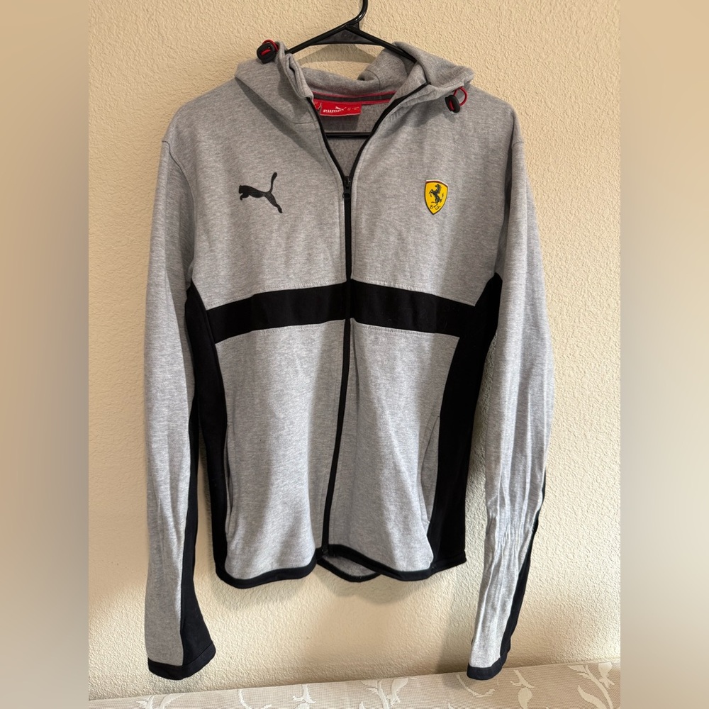 Gray and Black Performance Jacket